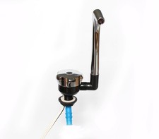 Camping Novo Super 12V Automatikwasserhahn Chrome Schwarz Wasserhahn Reisemobil