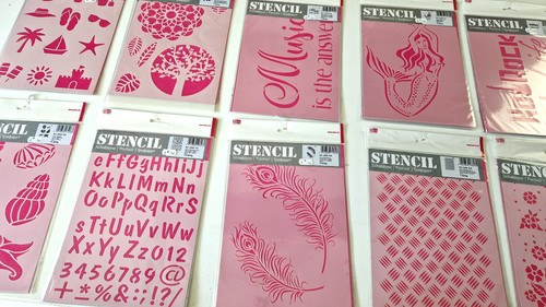 Stencil schablone 1 motiv - stencil,