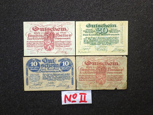 Notgeld österreich land - x,