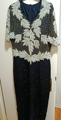 Damen abendkleid schwarz weiß - damen,