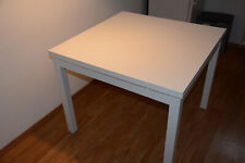 Tisch Ikea Bjursta weiß ausziehbar quadratisch Esstisch Essen
