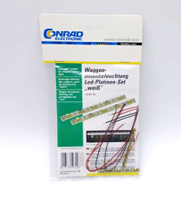 Conrad H0 TT N - 24 68 80 Waggon-Innenbeleuchtung LED Platinen - Set - weiß OVP