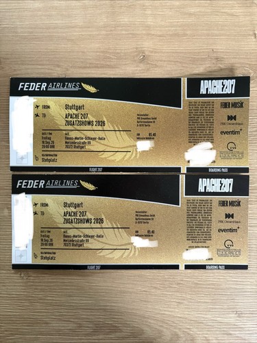 Apache 207 tickets - x,