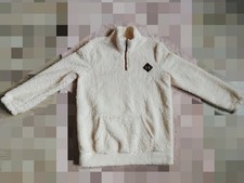 • Damen • Winterpullover • Fellpullover • Gr. 38 M • Creme Braun • Neu •