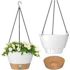 Blumentopf, Hängetopf, Pflanzen, 20cm, Set, Kunststoff, Outdoor, Balkon, Wohn...