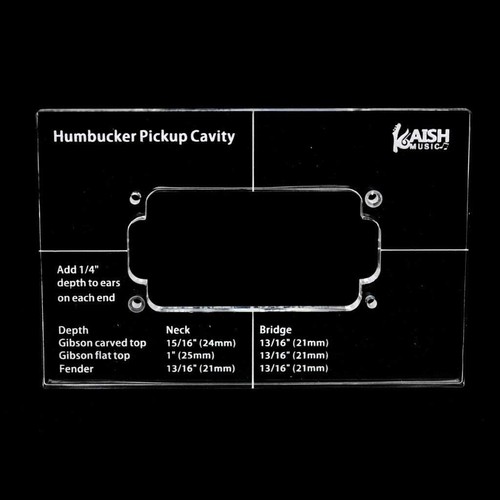 Acryl humbucker schablone - acryl,