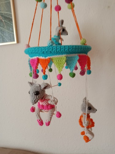 Mäuse karusell amigurumi - -karusell,,