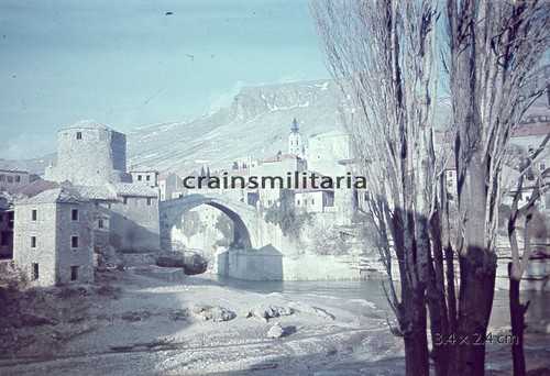 Orig farbdia foto brücke - orig.,