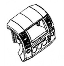 Center Dash Radio Trim Zierleiste [68261-EB310] Nissan Pathfinder III (R51)