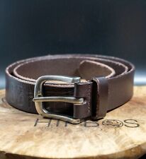 883 Police Herren Gürtel Vintage Herren Leder Jeansgürtel Braun Größe M