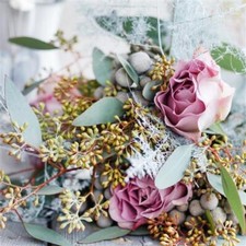 20 Servietten Blumen Rosen