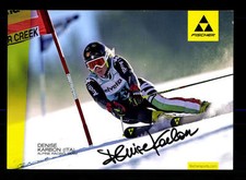 Denise Karbon Autogrammkarte Original Signiert Ski Alpin + A 162955