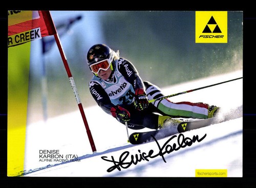 Denise karbon autogrammkarte - karbon,