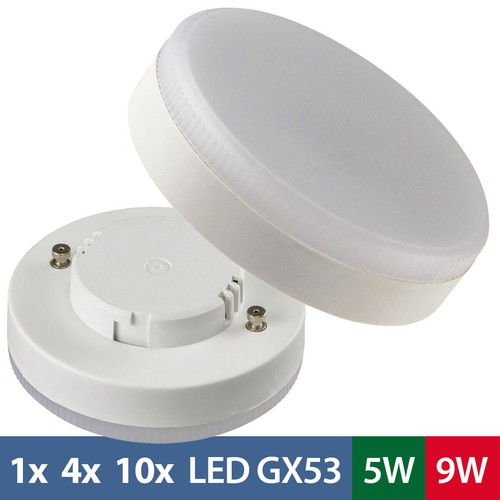 Gx53 led warmweiß 9w - gx53,