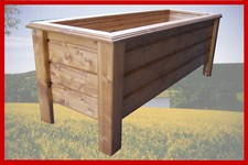 Pflanzkasten aus Holz Pflanztrog CLASSIC Blumenkasten lasiert nach Wahl Größe