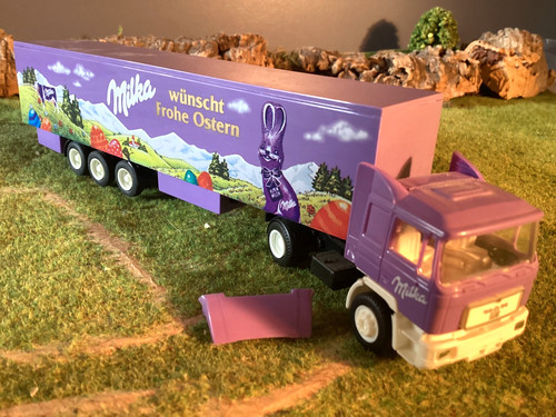 Herpa lkw sattelzug milka - lkw,