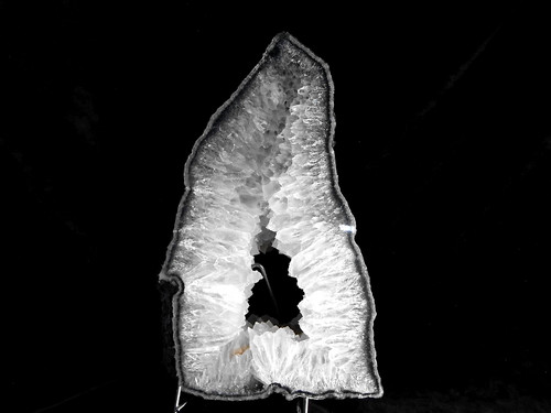 Große bergkristall geode mit - große,