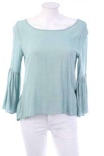Zebra bluse blau - s,
