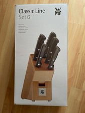 Messerblock WMF Holz mit 5 Messern Classic Line Set 6 neuwertig nicht benutzt
