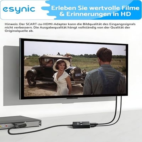 Esynic scart auf - auf, hdmi