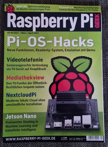 Raspberry geek 2021 - pi, 03-04/2021
