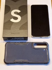 SAMSUNG S22 256GB Phantom White, ohne SIM Lock, mit Cover, OVP! TOP ZUSTAND!
