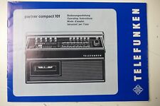 Telefunken Partner Compact 101 Bedienungsanleitung FT-110
