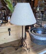 LAMPE VINTAGE METALL ANTIK