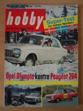 HOBBY 1 10.1. 1968 Opel Olympia Peugeot 204 Armbanduhr Grenoble-Olypia