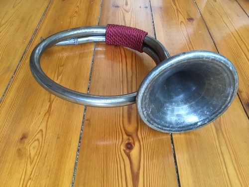 Altes jagdhorn zink 22cm mit - altes,