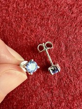 HSE Harry Ivens IV Tansanit AA Ohrstecker Ohrringe Ohrschmuck 925er Silber rhod.