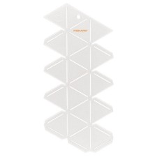 FISKARS® Stanzschablone 3D Geode Vorlage weiß