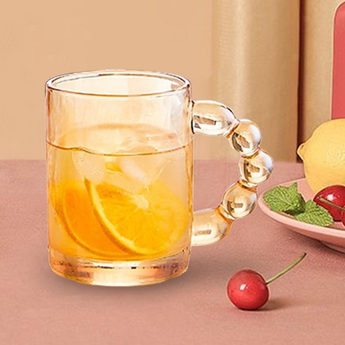 Glas trinkbecher mit griff - mit,