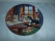 Sammelteller Katzen Katze Auf der Fensterbank Nr 2305 Porzellanteller Wandteller