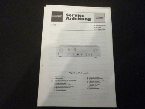 Original service manual - original,