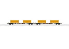 Märklin H0 - 47130 Containertragwagen-Set Erdaushub Stuttgart - Neuwertig + OVP