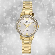 Girl Only GO Damen Armbanduhr Mademoiselle Quarz-Uhr Edelstahl gold UGO695299