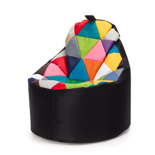 Ecopuf patchwork pouf - -,