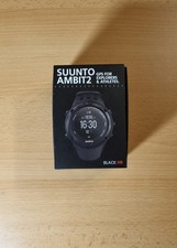 Uhr für Outdoor und Training, Suunto Ambit2 Black HR, im Glas leichte Kratzer