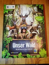 Edeka WWF Unser Wald 2013 Sammelalbum fast Komplett (178/180) + Abenteuerbuch