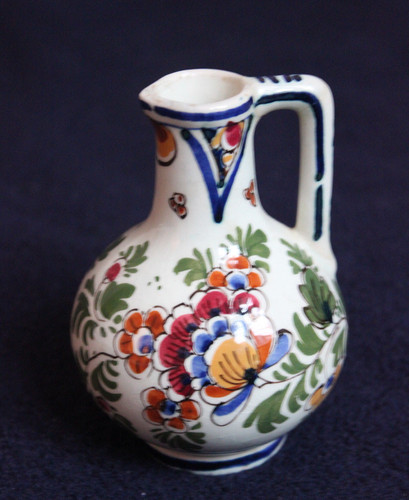 Vase delft bunt farbig klein - vase,