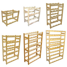 Weinregal Flaschenregal Weinschrank Weinständer aus Holz für 12 - 56 Flaschen e*