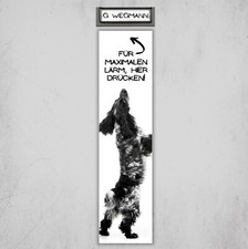 Cocker Spaniel schimmel Schild