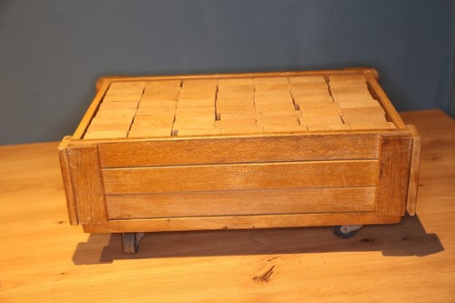 Alter holz bausteinwagen - alter,