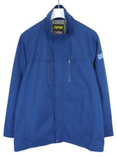 Atlas For Men Jacke Herren XL Reißverschluss Stehkragen Leicht Blau