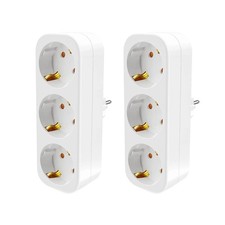 2 Stück Dreifachstecker