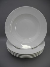 Rosenthal 5 Suppenteller weiß D=25,3 cm tiefe Teller 2. Wahl