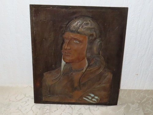 Holzrelief luftwaffe flieger - holzrelief,