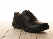 Clarks Nature Three Schnürschuh Schwarz Größe 44,5 Neu OVP