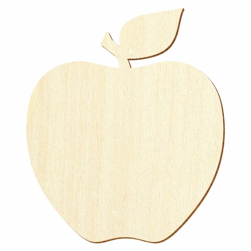 Holz apfel deko - apfel, zuschnitte